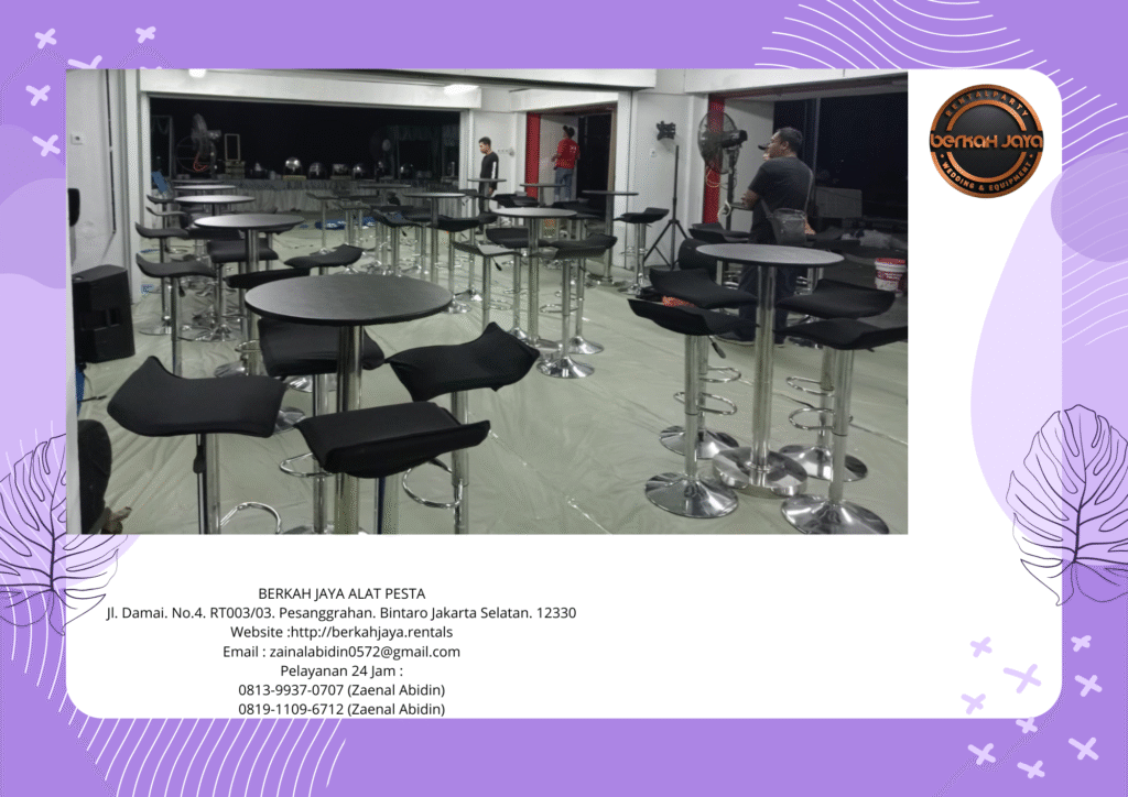 Rental Barstool Aneka Model Dan Warna Kursi Bar Jakarta