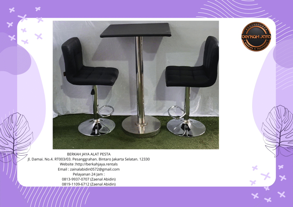 Rental Barstool Aneka Model Dan Warna Kursi Bar Jakarta