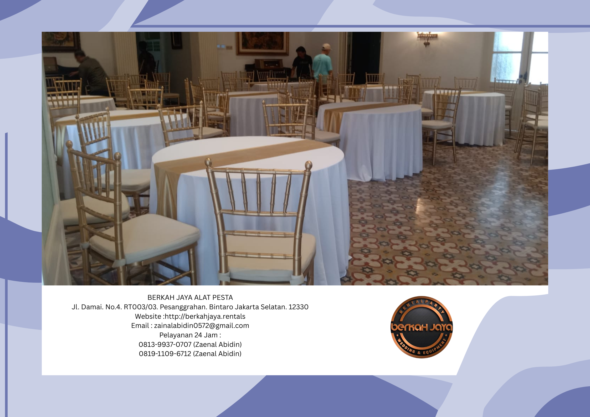 Sewa Kursi Tiffany Dan Meja Bundar Di Depok Pelayanan 24 Jam
