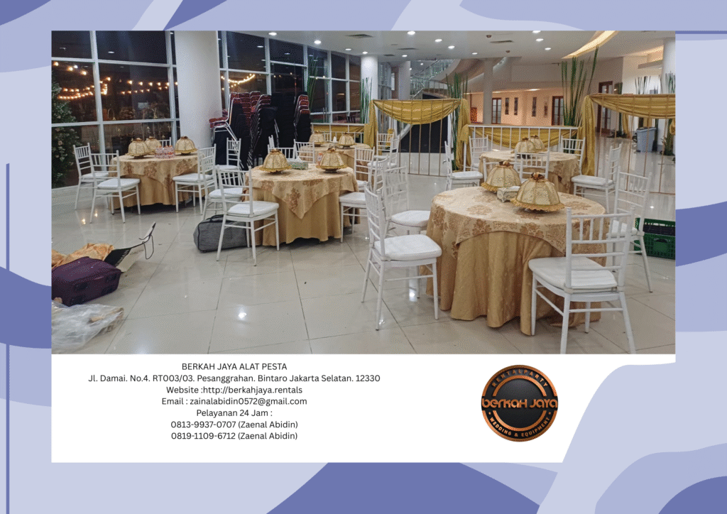 Sewa Kursi Tiffany Dan Meja Bundar Di Depok Pelayanan 24 Jam