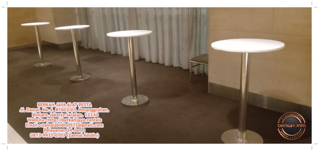 Jasa Rental Tirai Sirine Meja Bar Daerah Jakarta Selatan