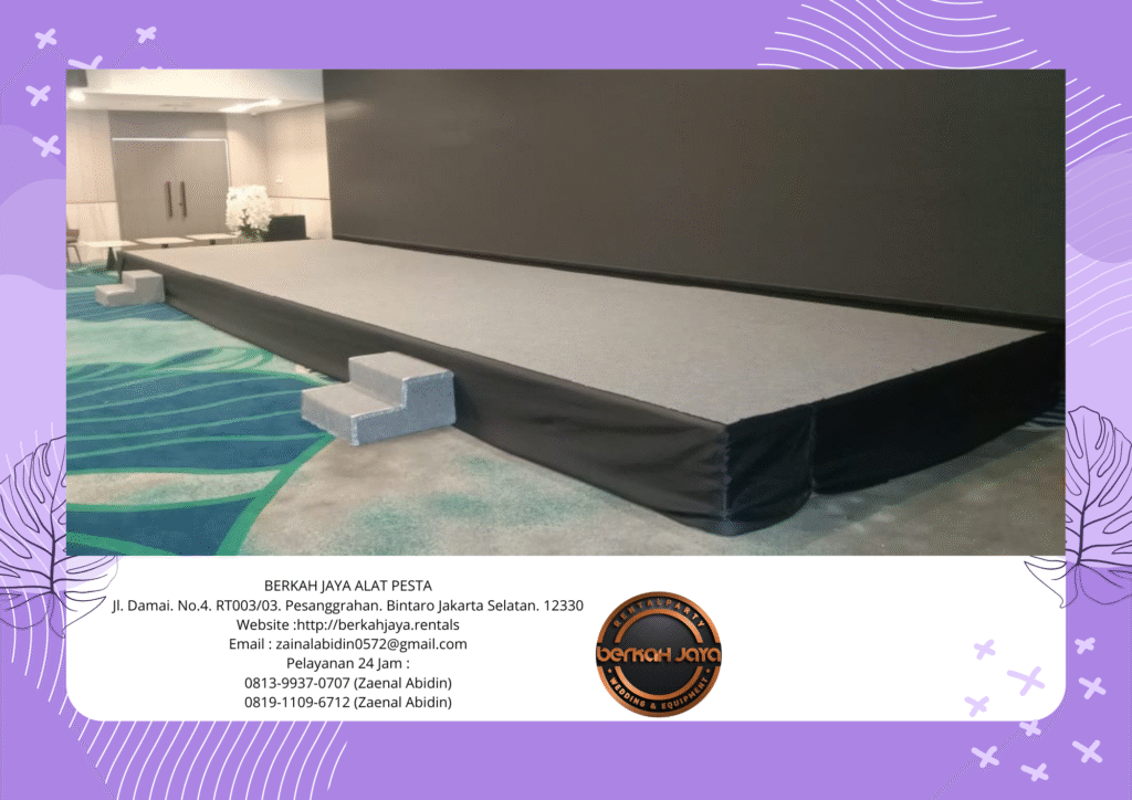 Rental Panggung Dan  Meja Bundar Diameter Besar Di Jakarta