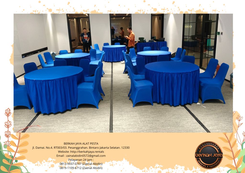 Jasa Sewa Kursi Dan Meja Bulat Cover Jakarta Selatan