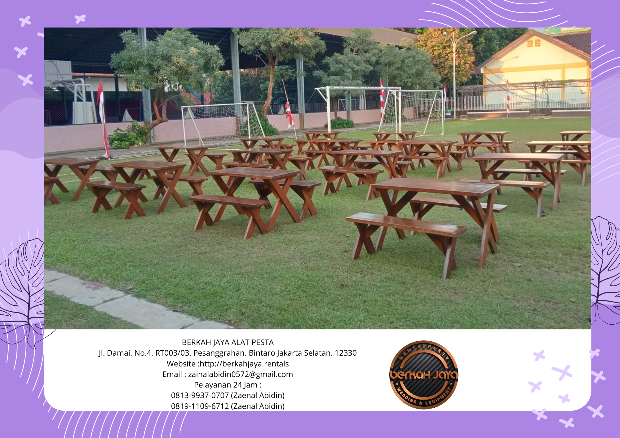 Jasa Sewa Kursi Meja Taman Type Extra Kayu Mahoni Jakarta Selatan Jasa Sewa Kursi Meja Taman Type Extra Kayu Mahoni Jakarta Selatan