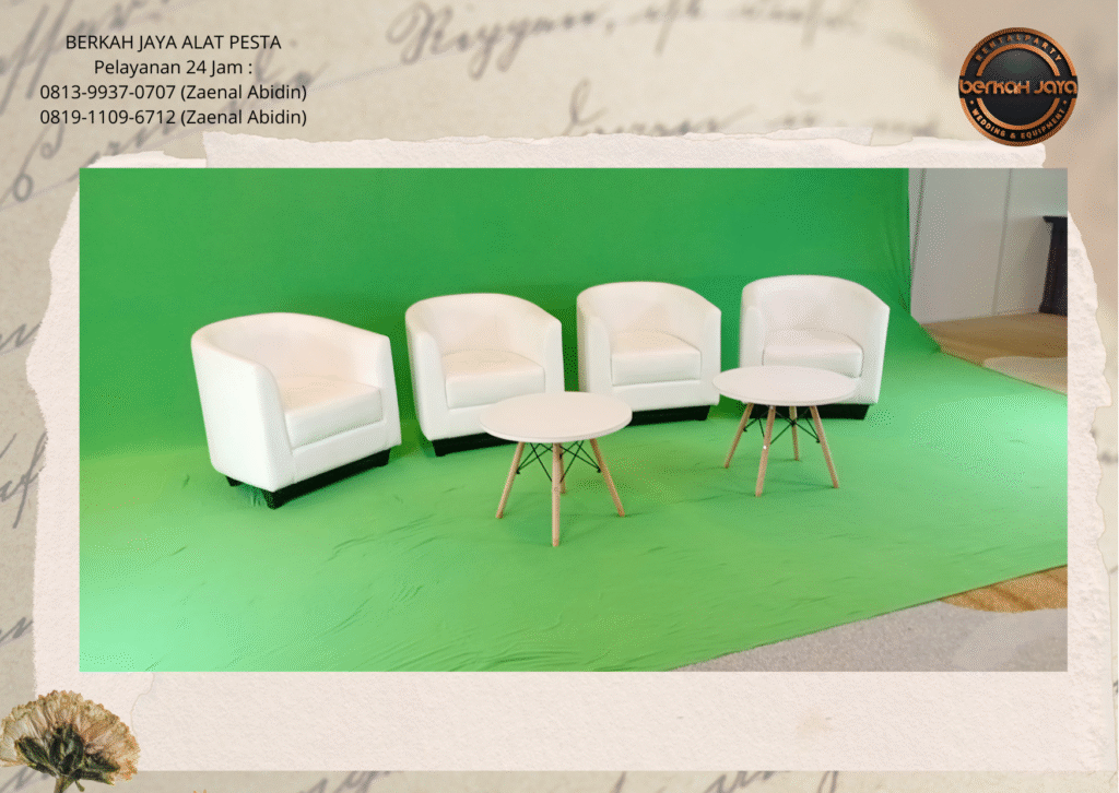 Pusat Sewa Sofa Type Oval Set Meja Retro Jakarta Selatan