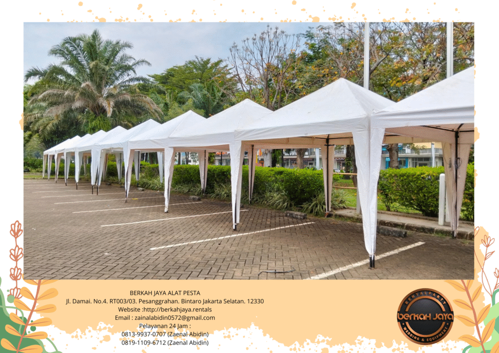 Pusat Sewa Tenda Bazar 2x2m 3x3m Jakarta Selatan