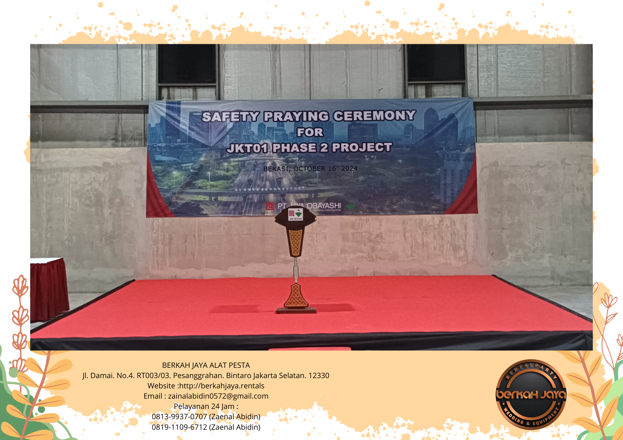 Rental Flooring Dan Panggung Cover Karpet Tebet Jakarta Selatan