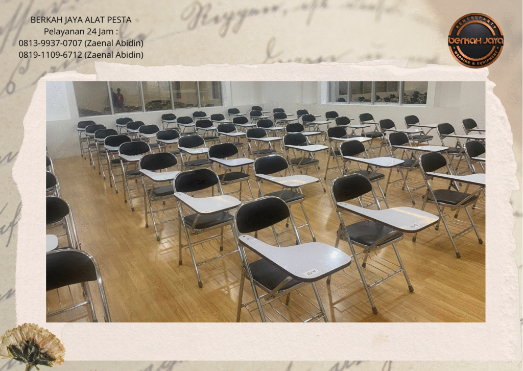 Jasa Sewa Kursi Kuliah Stainless Depok