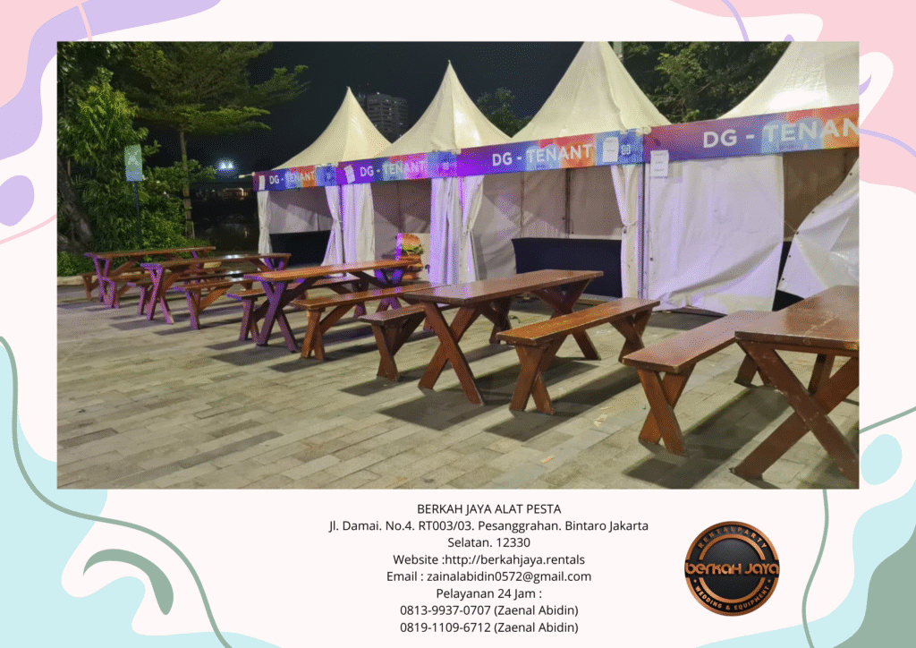 Sewa Meja Kursi Taman Dan Tenda Sarnafil Jakarta Selatan
