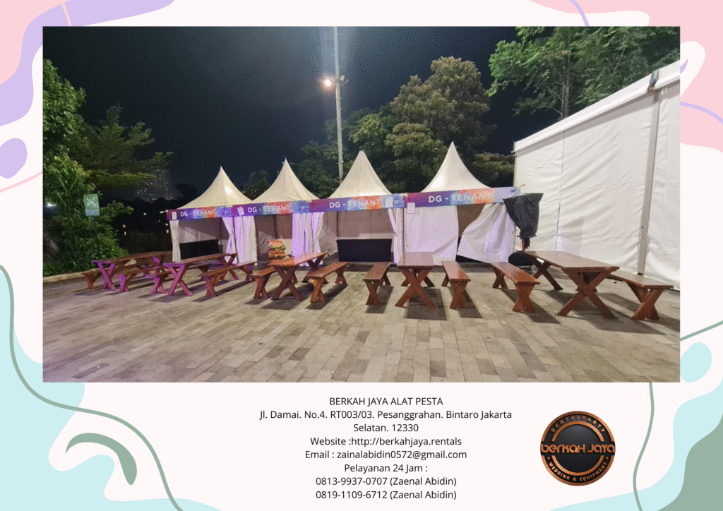 Sewa Meja Kursi Taman Dan Tenda Sarnafil Jakarta Selatan