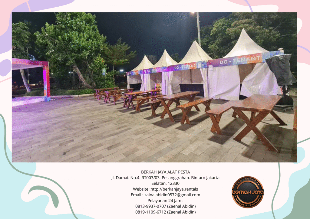 Sewa Meja Kursi Taman Dan Tenda Sarnafil Jakarta Selatan