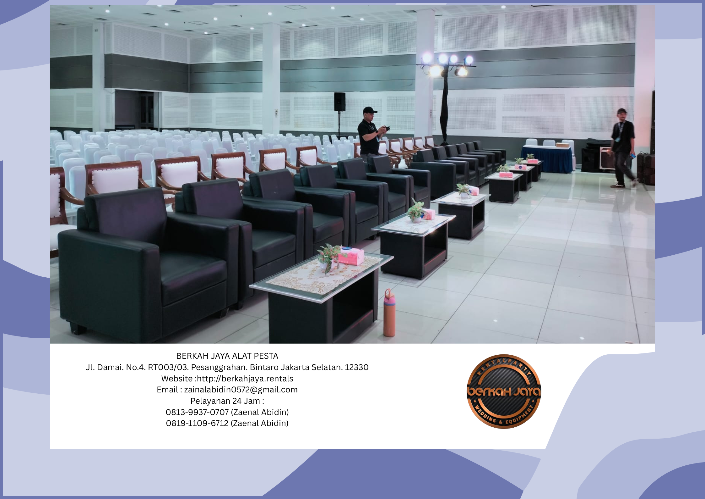 Jasa Sewa Sofa Hitam Type Kotak Single Jakarta Barat