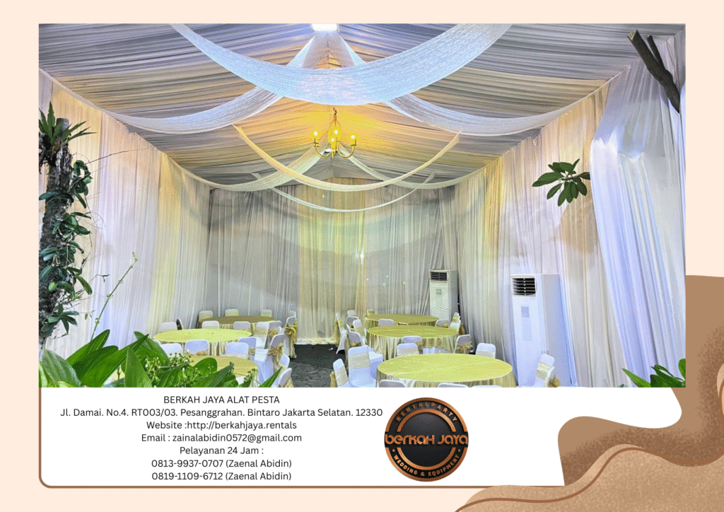 Sewa Tenda Syukuran Pengajian Ulang Tahun Event Dan Wedding Jakarta Selatan