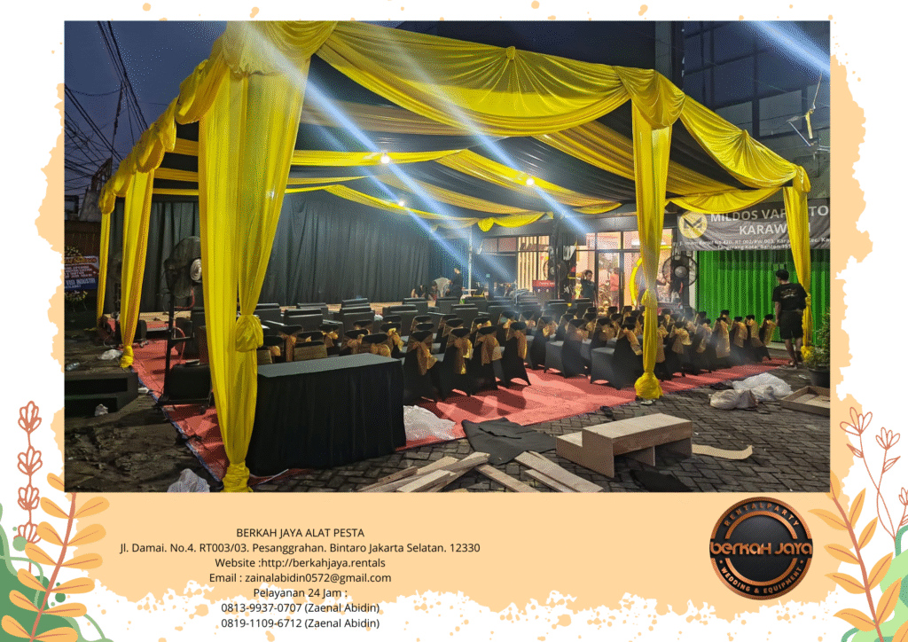 Sewa Tenda Syukuran Pengajian Ulang Tahun Event Dan Wedding Jakarta Selatan