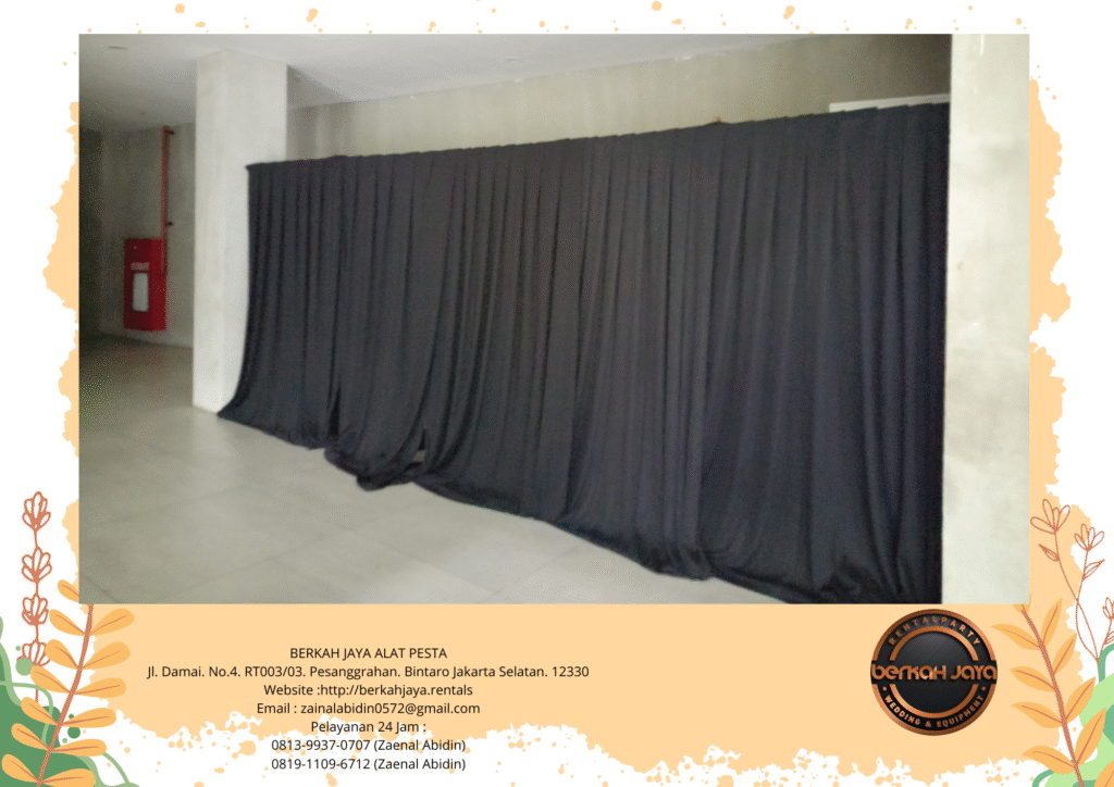 Rental Karpet Dan Tirai Hitam Jakarta Selatan