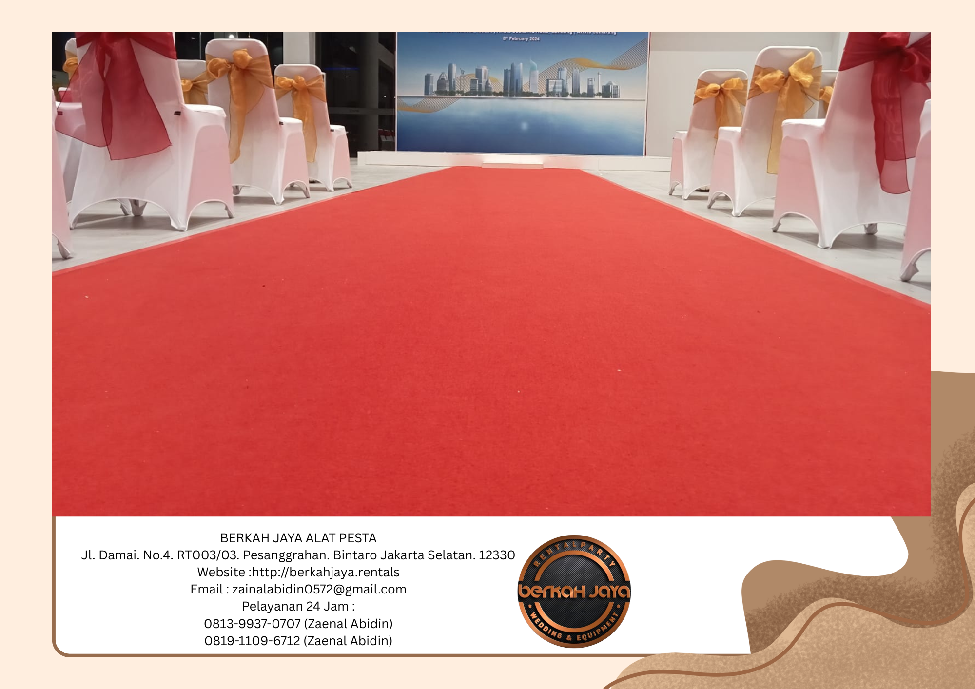 Rental Karpet Dan Tirai Hitam Jakarta Selatan