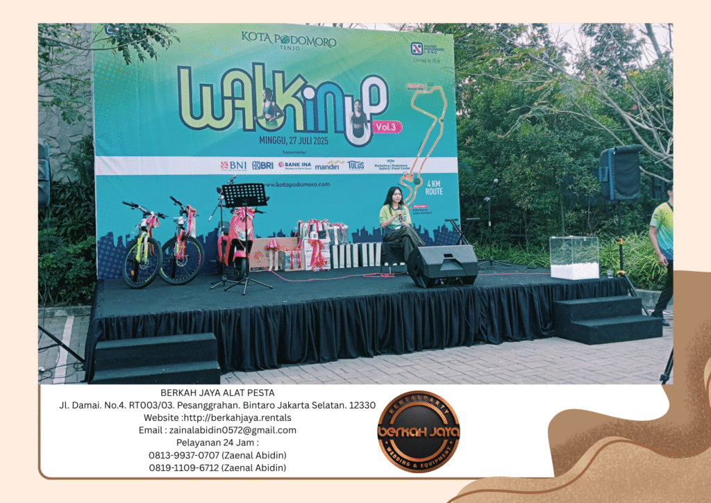 Sewa Backdrop Panggung Karpet Meja Kursi Jakarta Selatan
