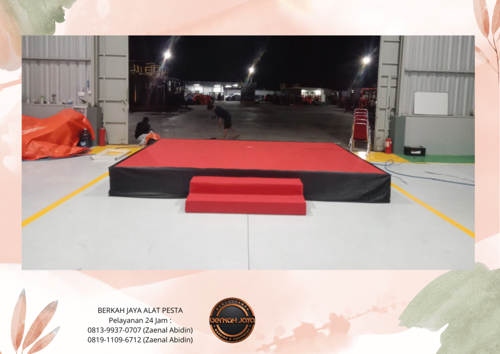 Rental Panggung Indoor Cover Karpet Kalibata Jakarta Selatan