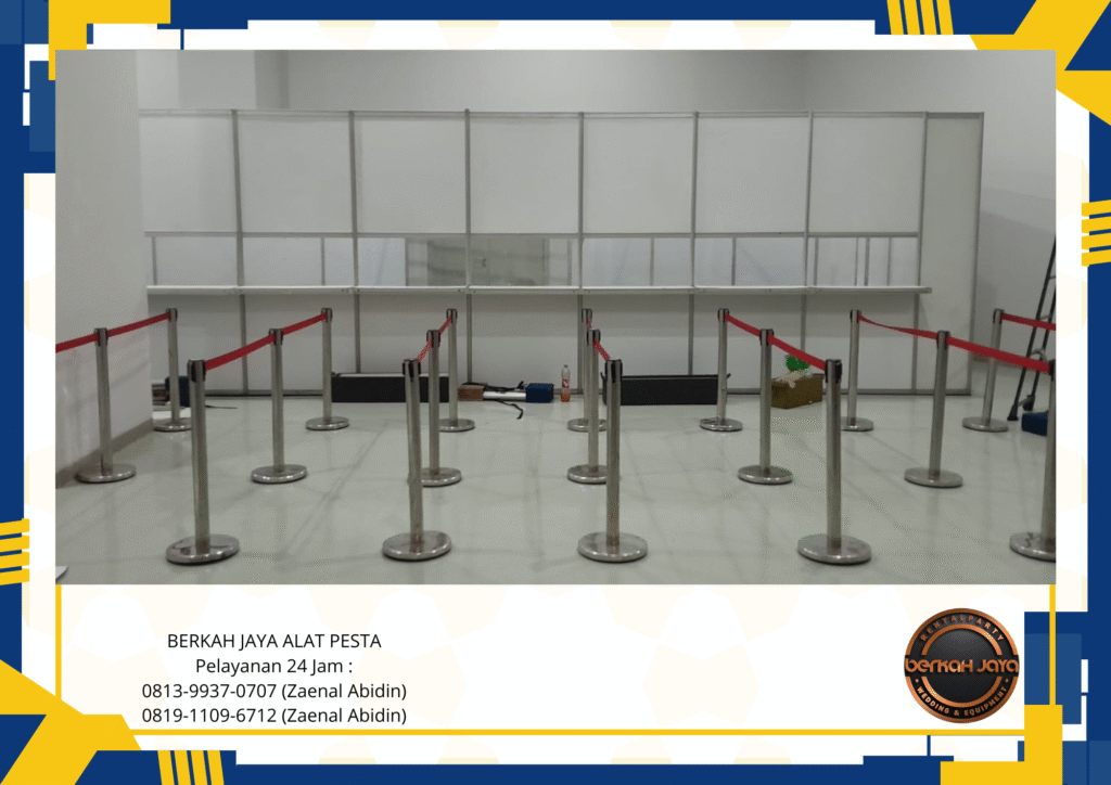 Rental Tiang Antrian Meja Kotak Dan Kursi Jakarta Selatan
