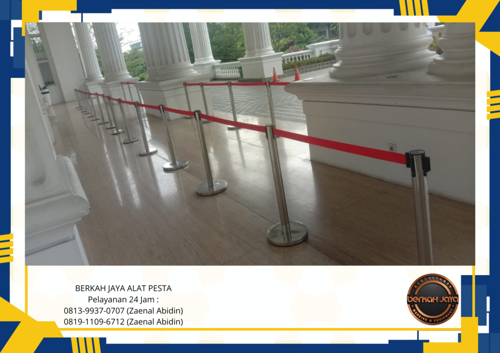 Rental Tiang Antrian Meja Kotak Dan Kursi Jakarta Selatan