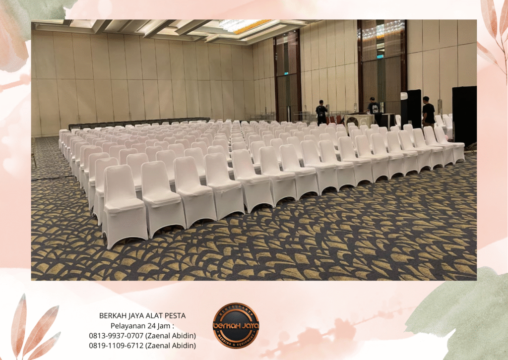 Pusat Sewa Kursi Susun Full Cover Bintaro Tangerang