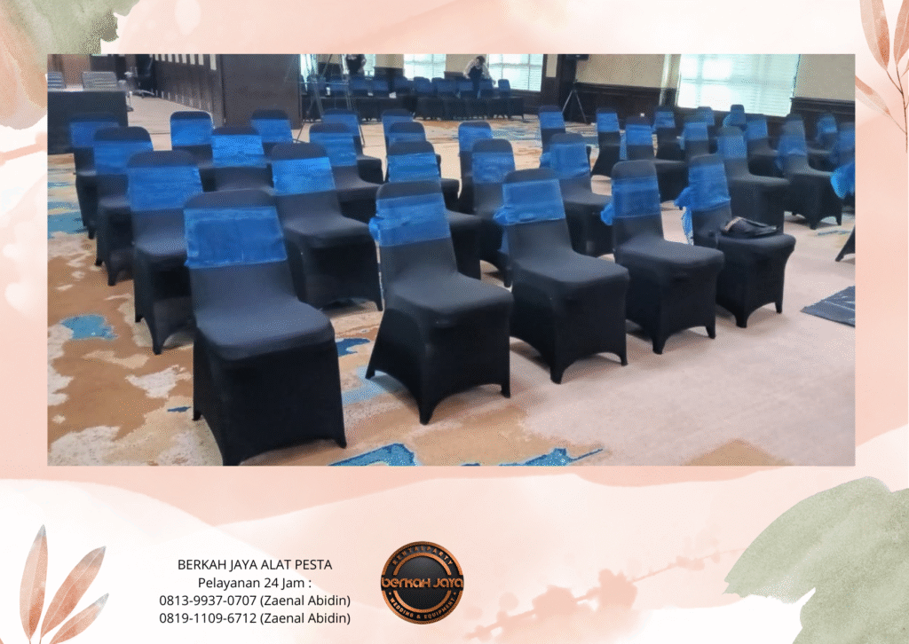 Pusat Sewa Kursi Susun Full Cover Bintaro Tangerang