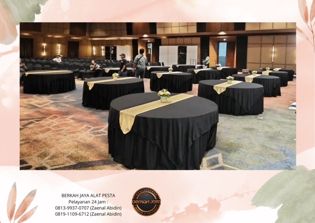 Sewa Meja Bundar Area Jakarta Selatan Untuk Beragam Acara Event