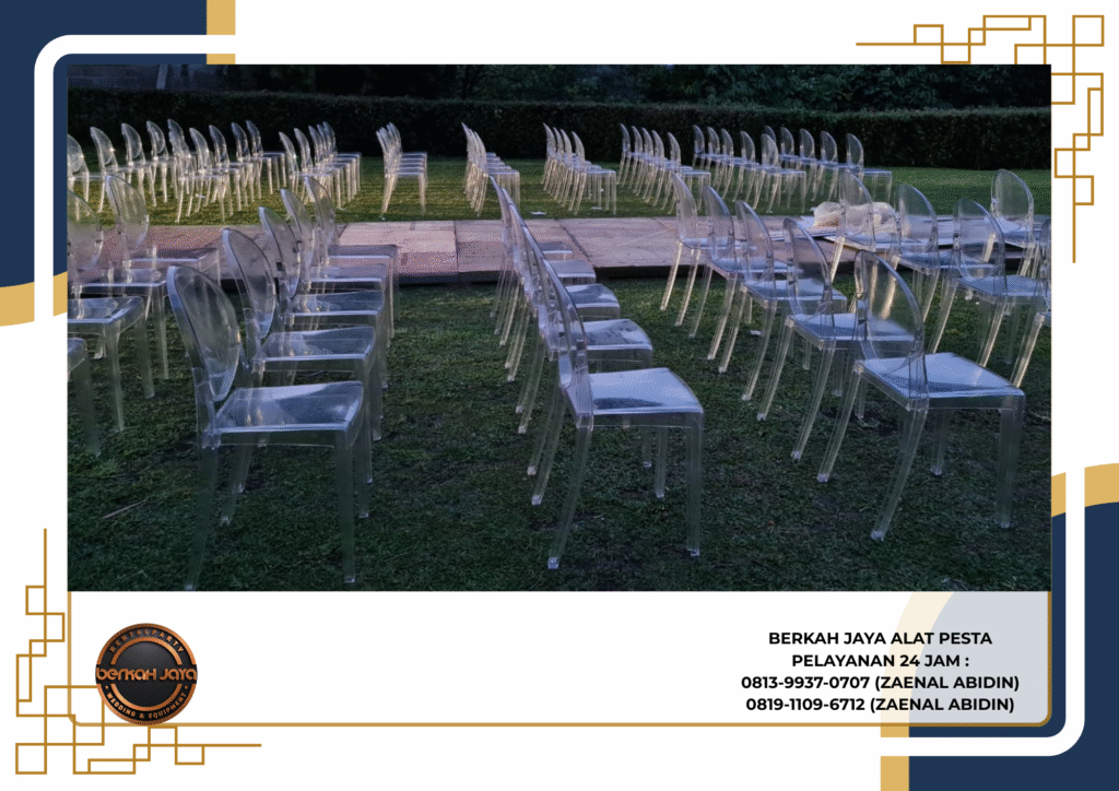 Jasa Rental Kursi Tiffany Ghost Olivia Acrylic Di Area Jakarta