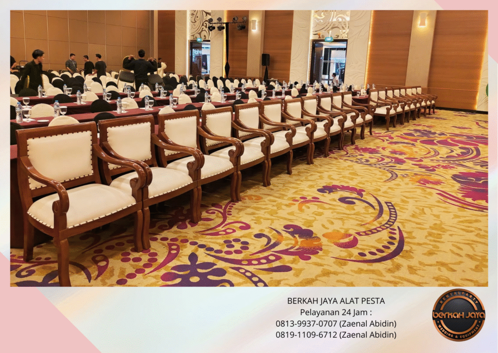 Jasa Sewa Kursi VIP Kayu Daerah Pancoran Jakarta Selatan