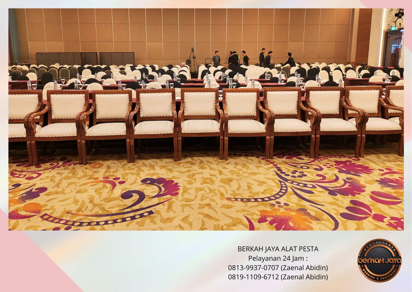 Jasa Sewa Kursi VIP Kayu Daerah Pancoran Jakarta Selatan