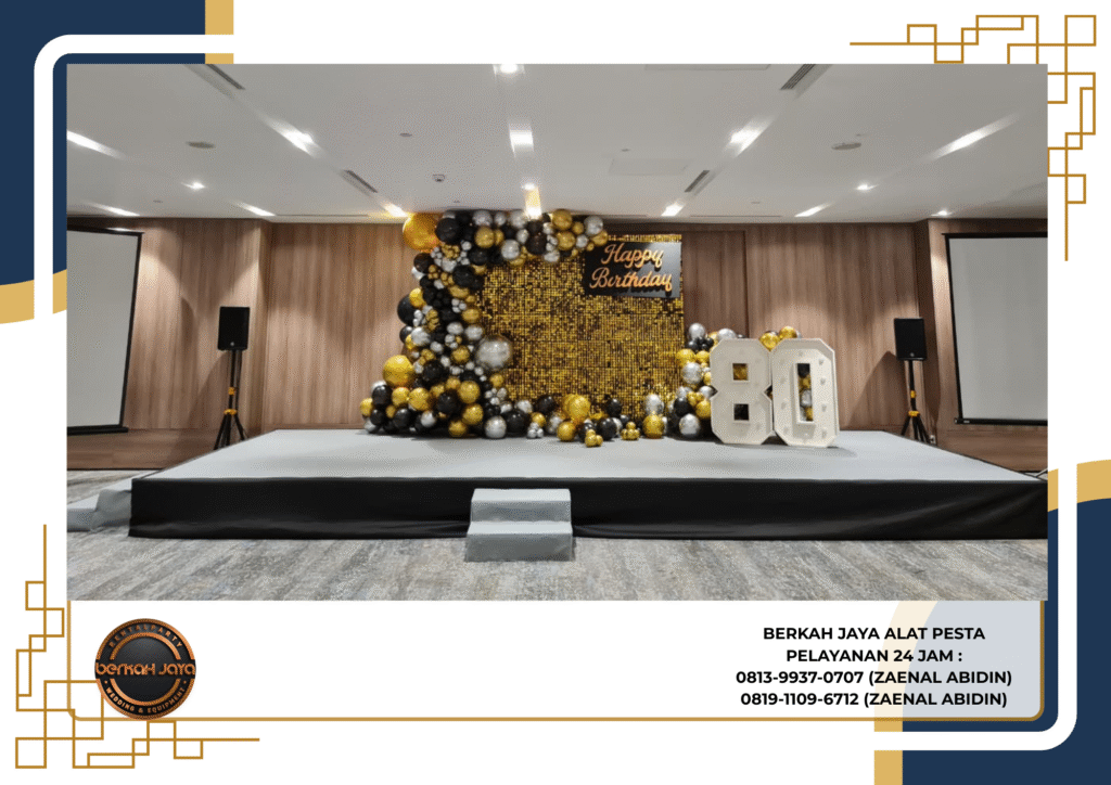 Rental Panggung Cover Karpet Dan Melaminto Area Bintaro Tangerang Selatan