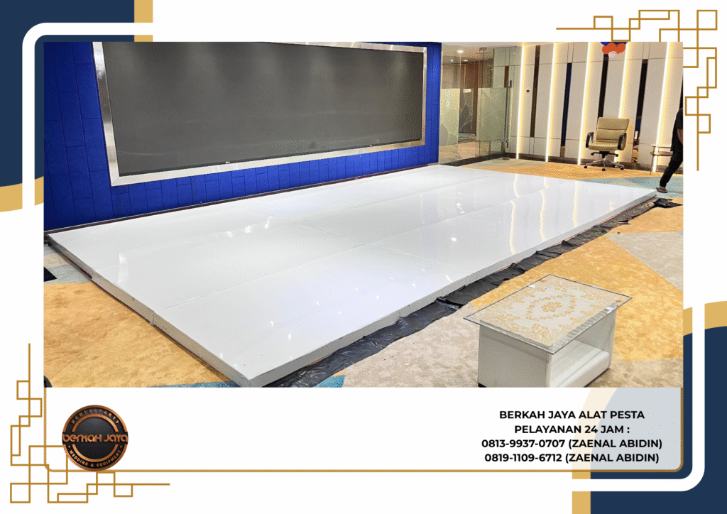 Rental Panggung Cover Karpet Dan Melaminto Area Bintaro Tangerang Selatan