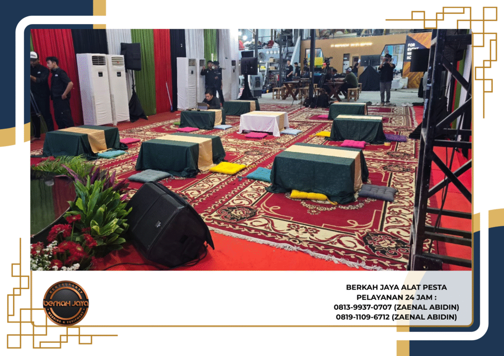 Sewa Meja Lesehan Untuk Beragam Event Area Jakarta Selatan