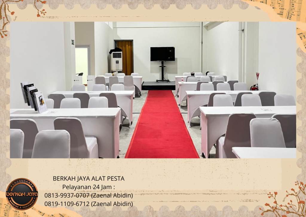 Sewa Tenda Serut Meja Kursi Barstool Flooring Area Jakarta Selatan