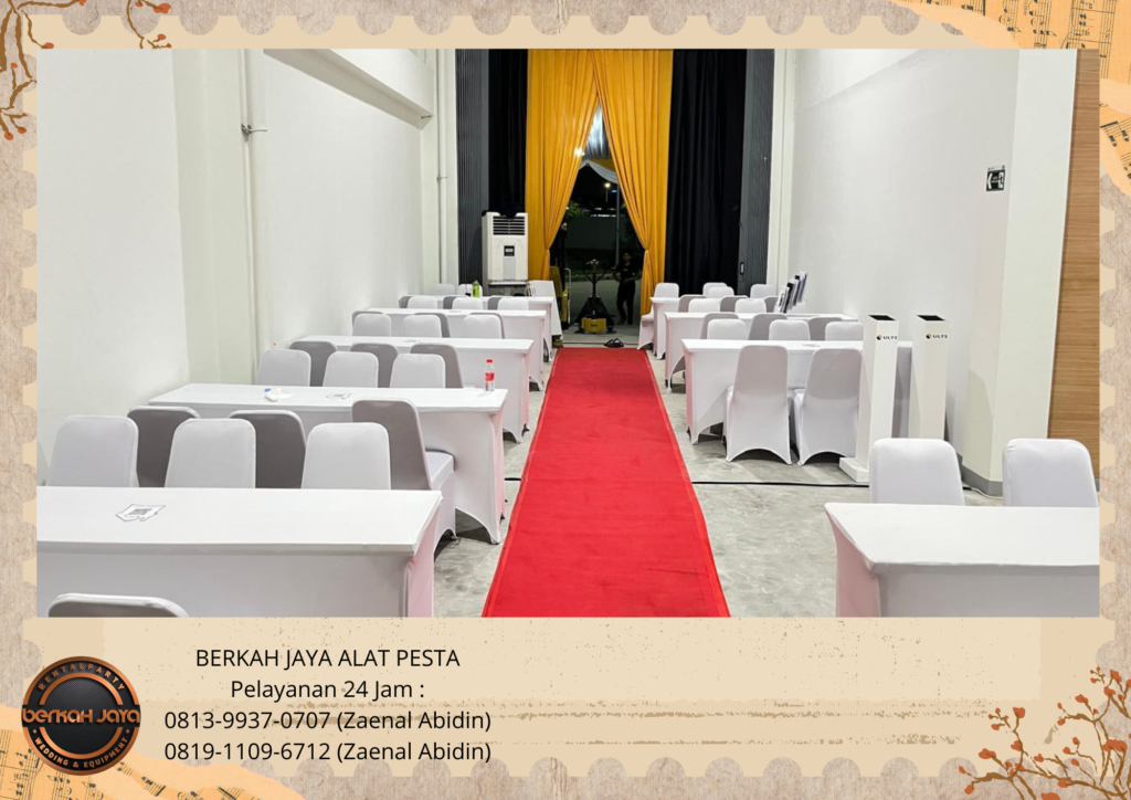 Sewa Tenda Serut Meja Kursi Barstool Flooring Area Jakarta Selatan