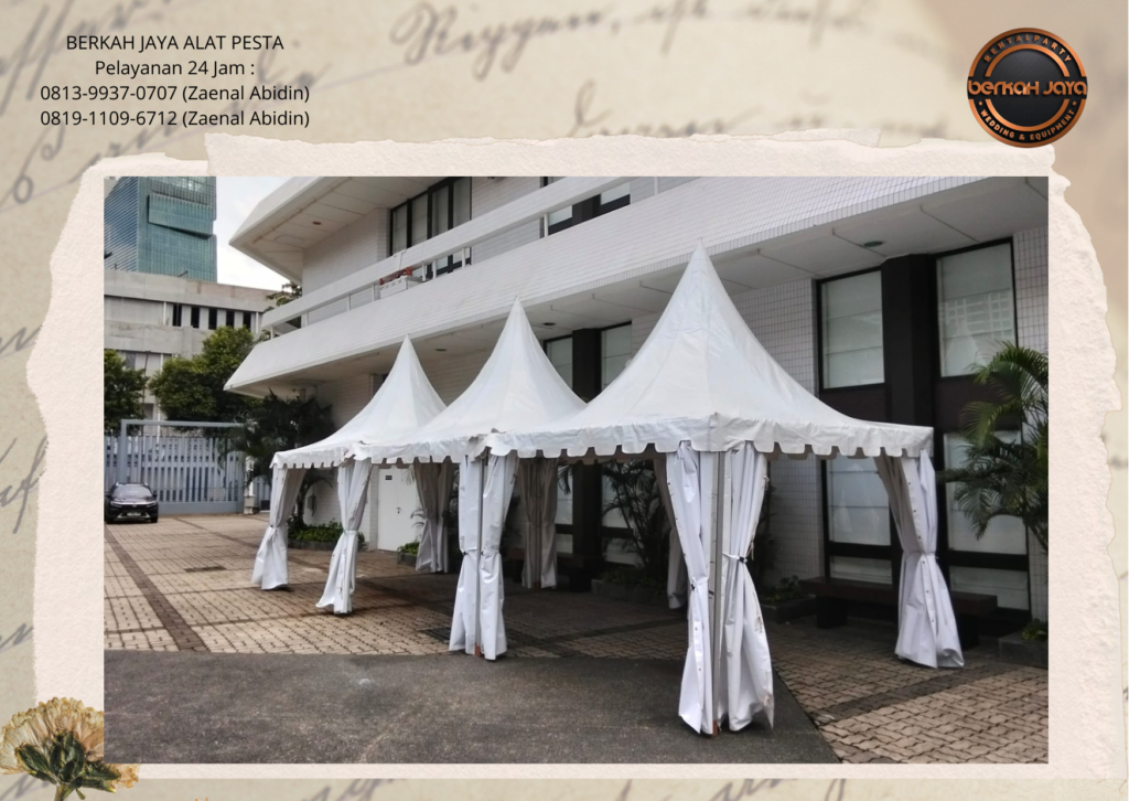Rental Tenda Sarnafil Area Blok M Jakarta Selatan