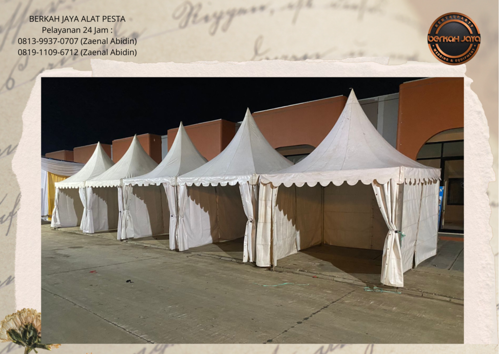 Rental Tenda Sarnafil Area Blok M Jakarta Selatan
