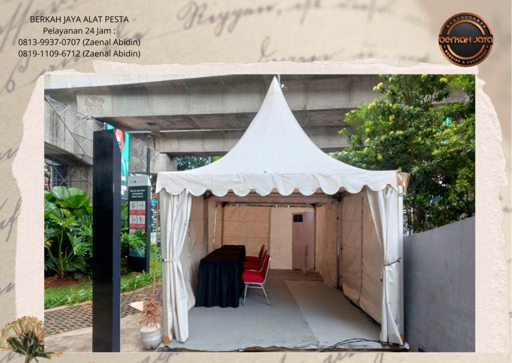 Rental Tenda Sarnafil Area Blok M Jakarta Selatan