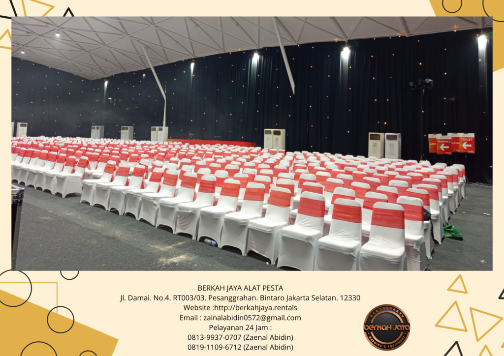 Rental Kursi Jakarta Selatan Sedia Aneka Model Full Cover