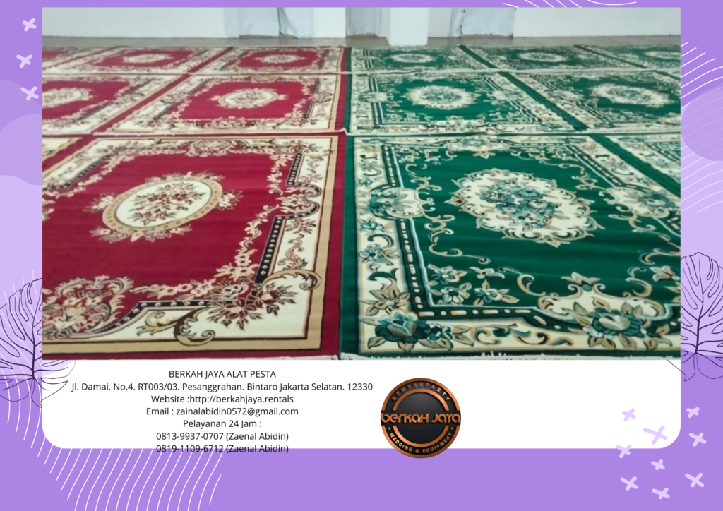 Rental Karpet Permadani Tebal Bersih Terawat Area Jakarta Selatan