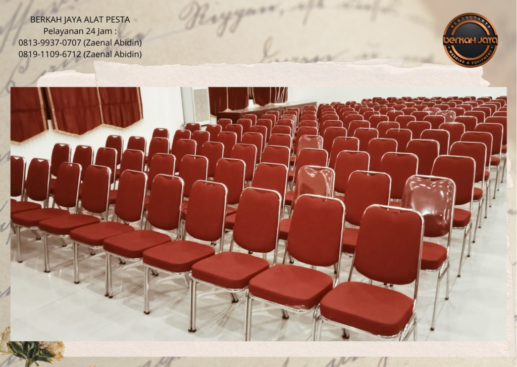Rental Kursi Event Polos Area Jakarta Stok Banyak