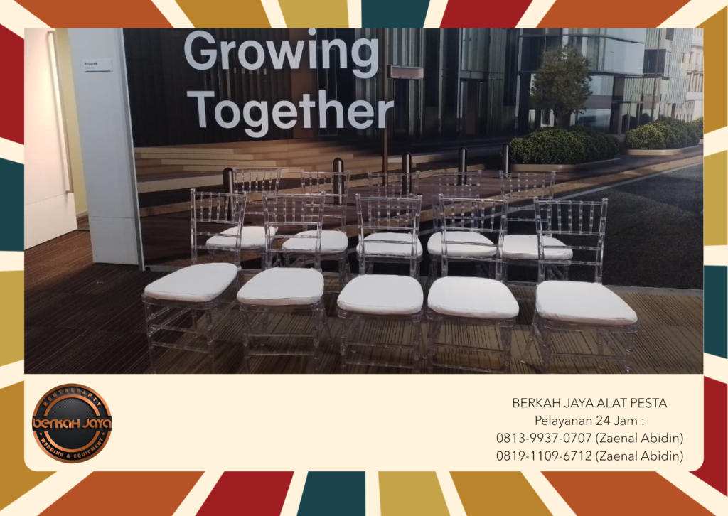 Rental Kursi Tiffany Acrylic Bening Jakarta Selatan