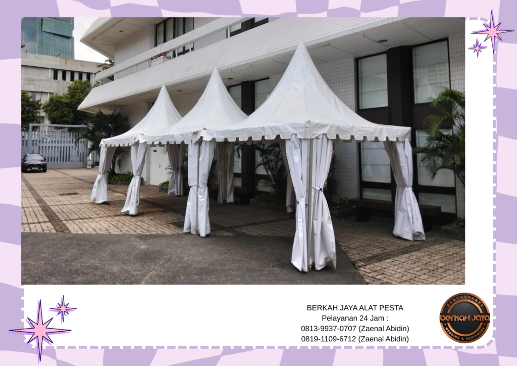 Rental Tenda Sarnafil Kerucut Daerah Mampang Prapatan Jakarta Selatan