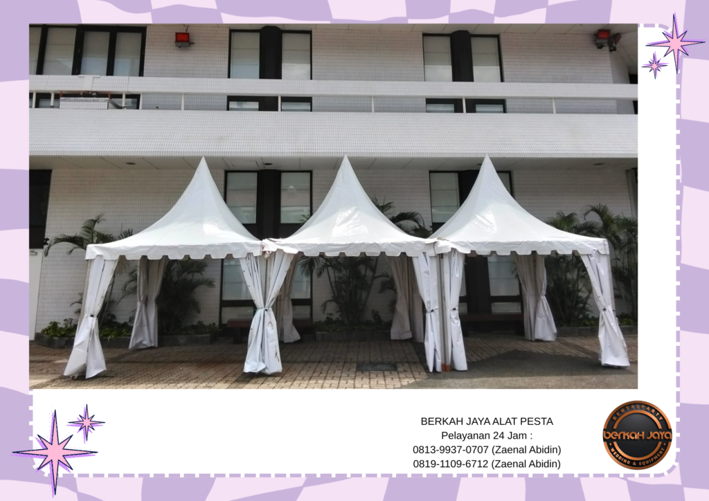 Rental Tenda Sarnafil Kerucut Daerah Mampang Prapatan Jakarta Selatan