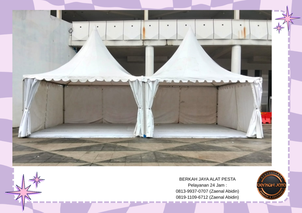 Rental Tenda Sarnafil Kerucut Daerah Mampang Prapatan Jakarta Selatan
