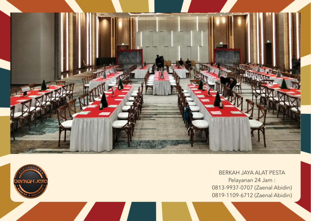 Sewa Meja Dan Kursi Crossback VIP Area Jakarta Selatan Free Ongkir