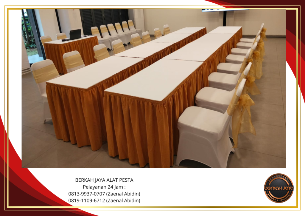 Sewa Meja Kotak Set Kursi Futura Area Pancoran Jakarta Selatan