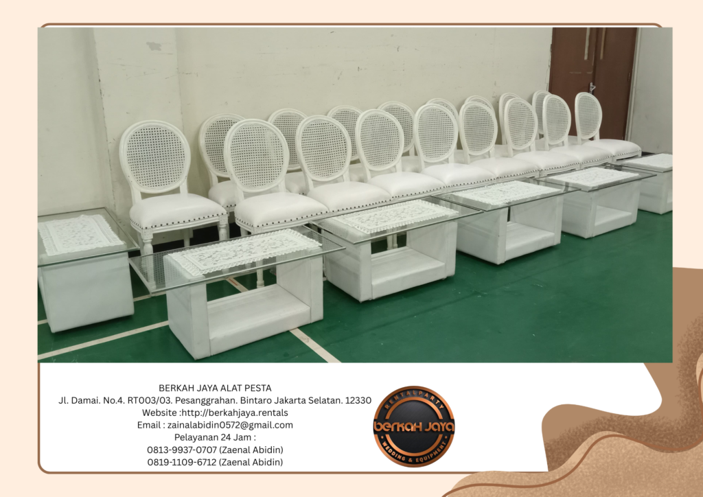 Pusat Sewa Meja Bundar VIP Kotak Kaca Jakarta Selatan