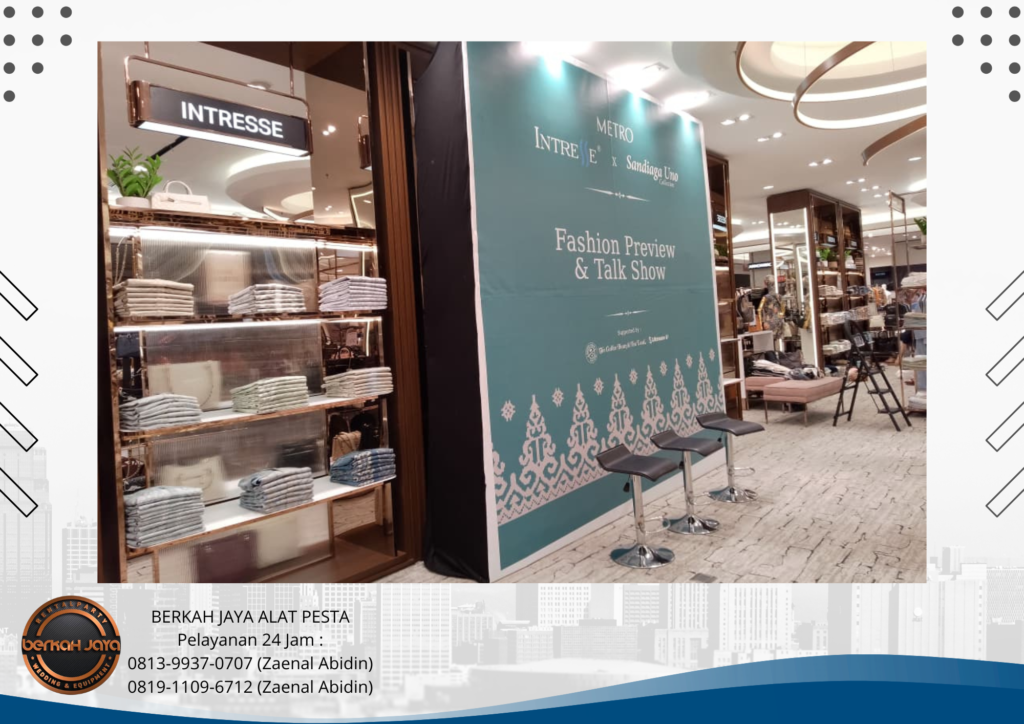 Jasa Sewa Backdrop Dan Kursi Barstool Di Daerah Jakarta Selatan