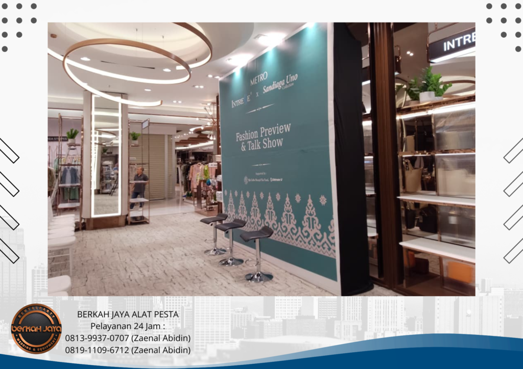 Jasa Sewa Backdrop Dan Kursi Barstool Di Daerah Jakarta Selatan